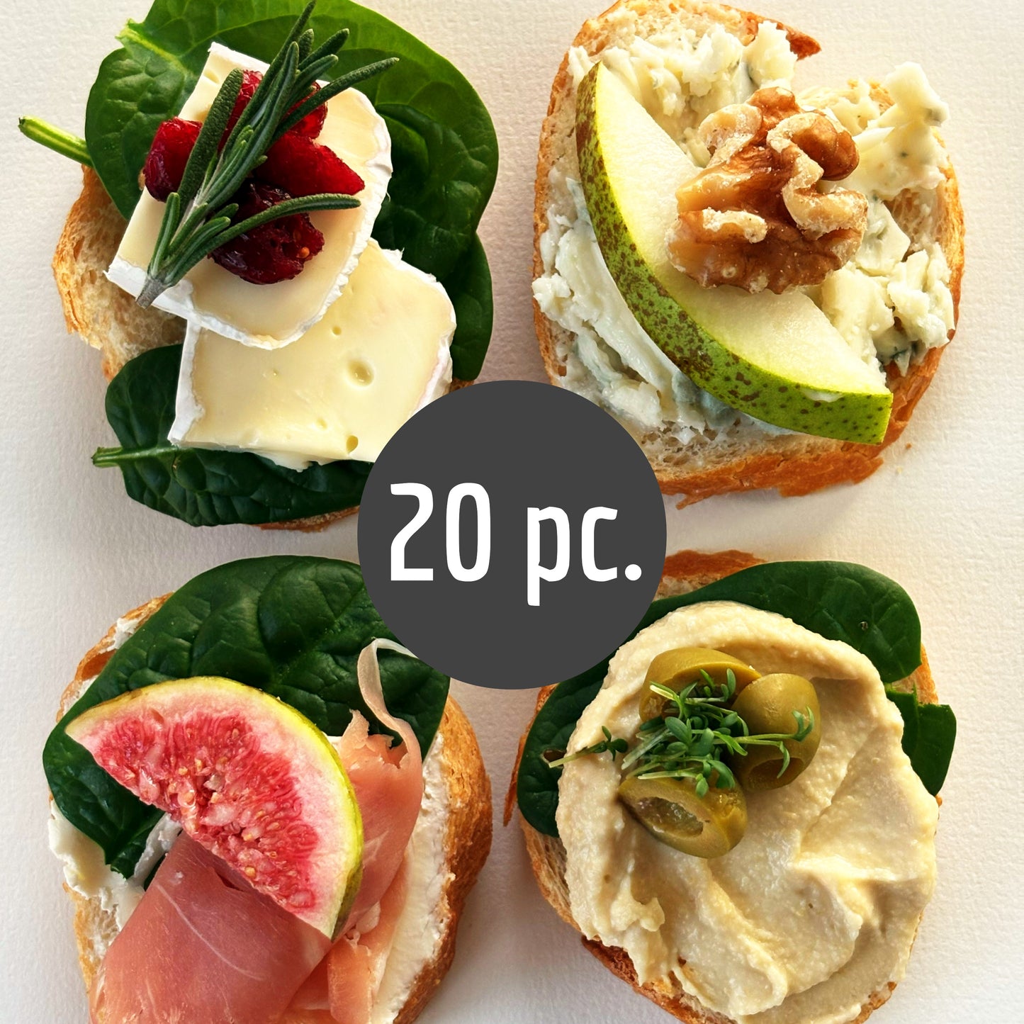 Snackbox - Herbst-Winter-Box - Sandwiches 20 Stueck